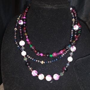 Elegant Multicolor Beaded Necklace